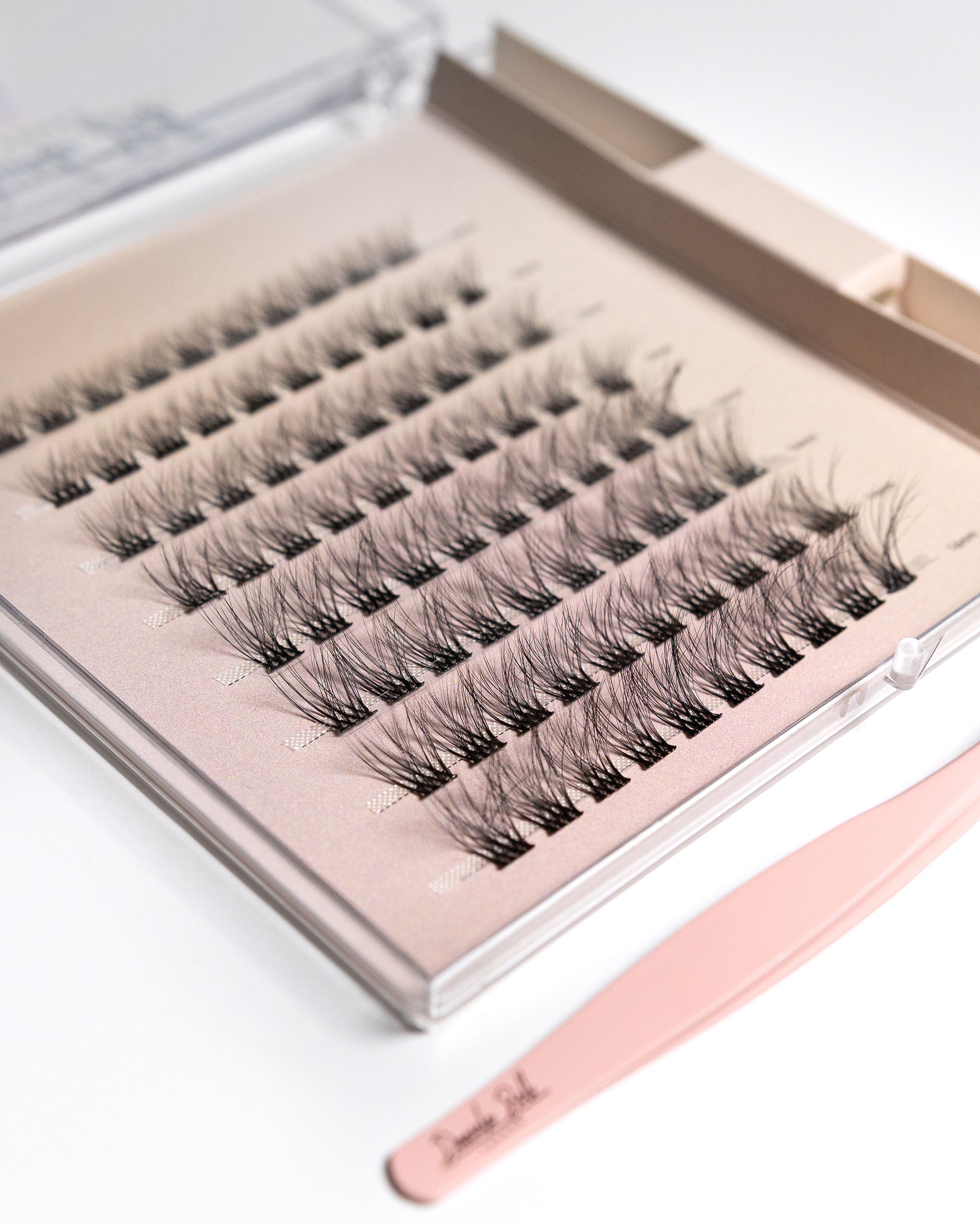 Multiple lash styles included in the Lash Fusion Set by Daniela Bell Lashes