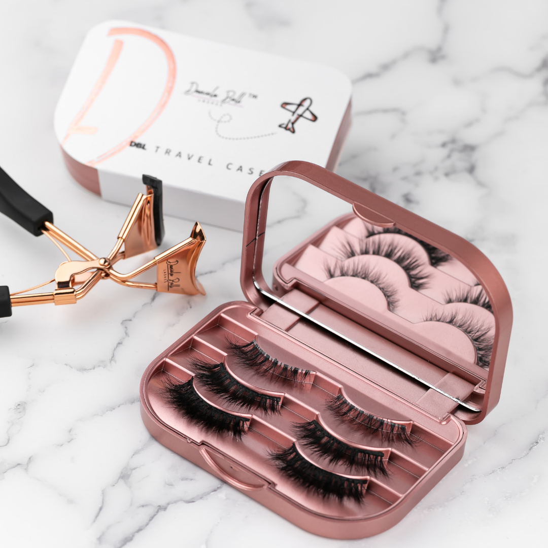 DBL Rose Gold Travel Lash Case