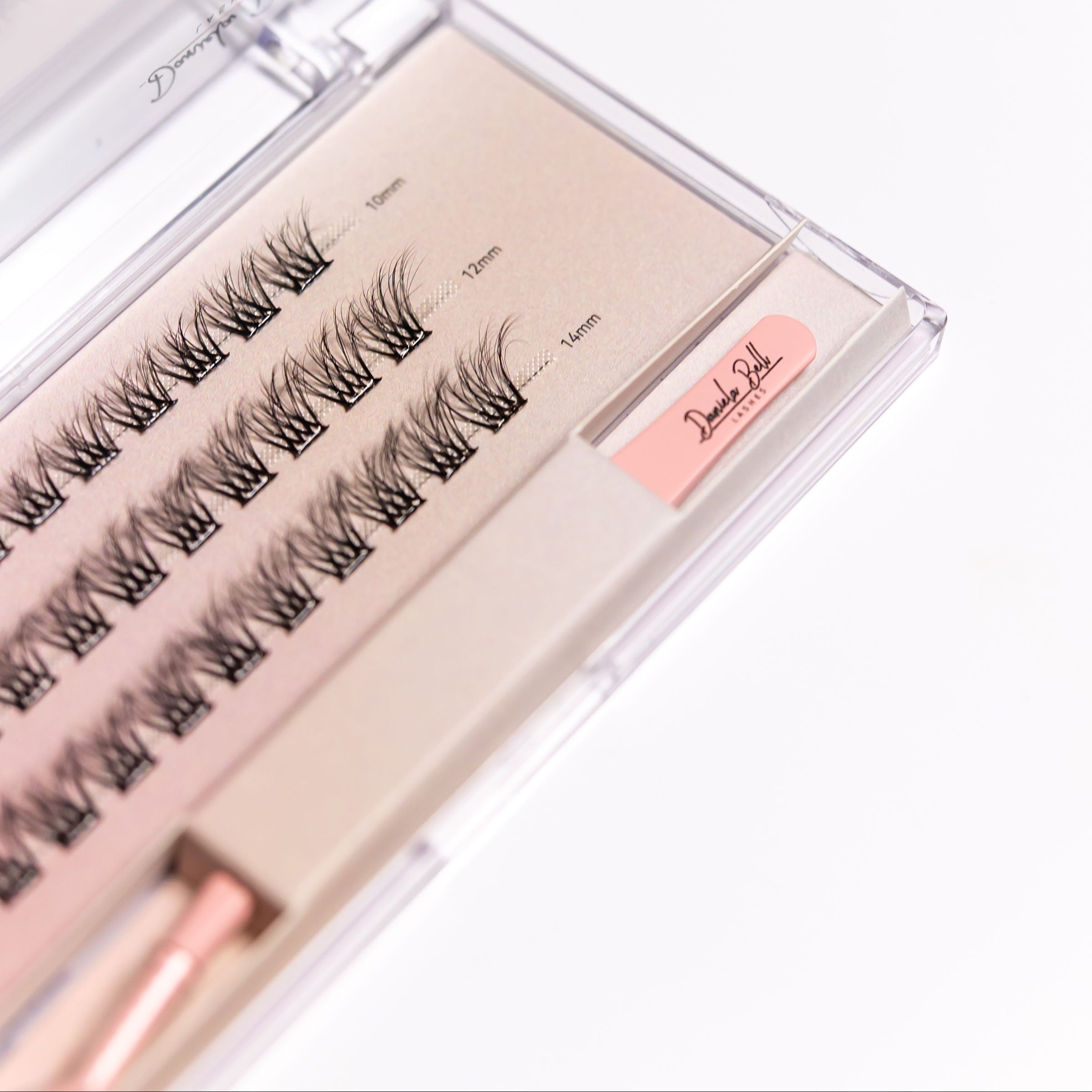 Natural Lash Fusion Set – Pre-glued Lash Extensions for Seamless DIY Glam | DBL